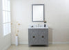 Image of Legion Furniture WLF7036-36 36" Gray Sink Vanity Cabinet Match With Wlf6036-37 Top, No Faucet - Houux