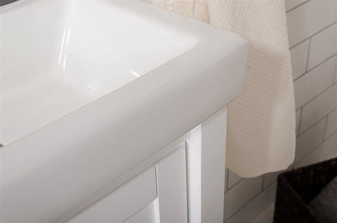 Legion Furniture WLF9018-W 18" White Sink Vanity - Houux
