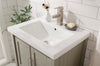 Image of Legion Furniture WLF9024-RL 24" KD White Gray Sink Vanity - Houux