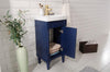 Image of Legion Furniture WLF9218-B 18" Blue Sink Vanity - Houux