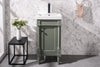 Image of Legion Furniture WLF9218-PG 18" Pewter Green Sink Vanity - Houux