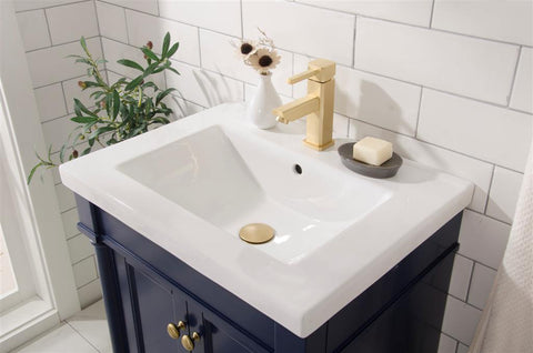 Legion Furniture WLF9224-B 24" Blue Sink Vanity - Houux