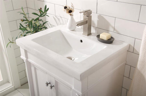 Legion Furniture WLF9224-W 24" White Sink Vanity - Houux