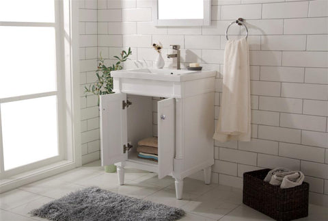 Legion Furniture WLF9224-W 24" White Sink Vanity - Houux