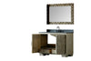 Image of Legion Furniture WN7648 + WN7631-M 48" Solid Elm Sink Vanity With Faucet and 47.5" Rectangle Mirror - Houux