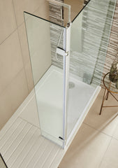 Nuie WRS030H Wetroom Hinged Screen 300 x 1850mm