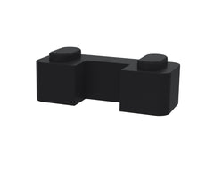 Nuie WRSF007 Black Wetroom Screen Support Foot