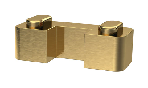 Nuie WRSF017 Brushed Brass Wetroom Screen Support Foot