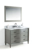 Image of Legion Furniture WS2448-G 48" Solid Wood Sink Vanity With Mirror and Faucet - Houux
