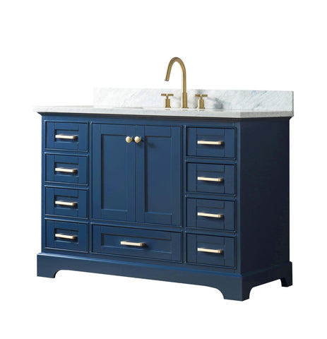 Legion Furniture WS3348-B 48" Solid Wood Sink Vanity Without Faucet - Houux