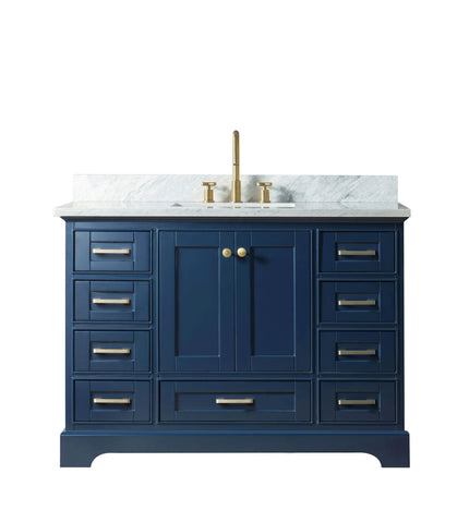 Legion Furniture WS3348-B 48" Solid Wood Sink Vanity Without Faucet - Houux