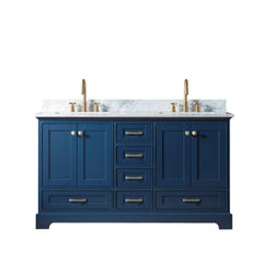 Legion Furniture WS3360-B 60" Solid Wood Sink Vanity Without Faucet - Houux