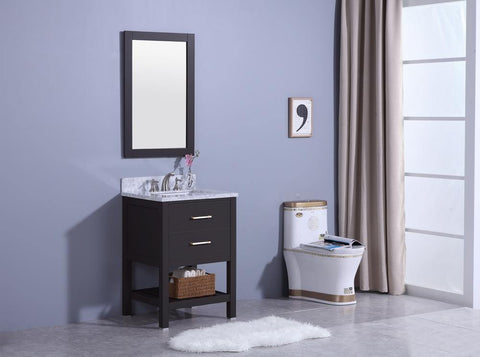 Legion Furniture WT7124-E Sink Vanity With Mirror, Without Faucet - Houux