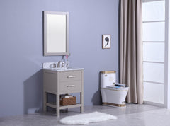 Legion Furniture WT7124-G Sink Vanity With Mirror, Without Faucet
