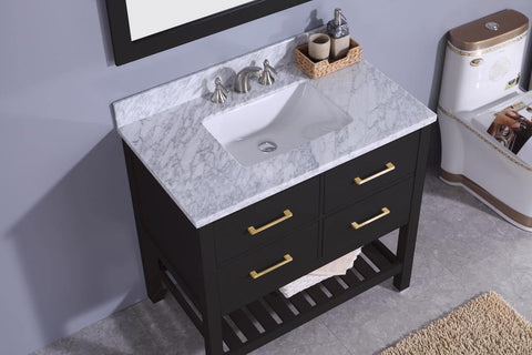 Legion Furniture WT7136-E Sink Vanity With Mirror, Without Faucet - Houux