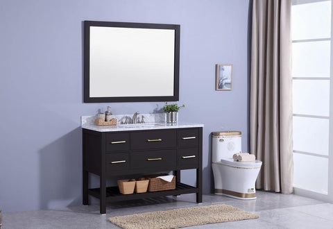 Legion Furniture WT7148-E Sink Vanity With Mirror, Without Faucet - Houux