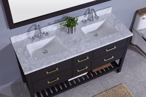 Legion Furniture WT7160-E Sink Vanity With Mirror, Without Faucet - Houux