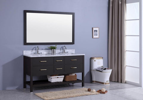Legion Furniture WT7160-E Sink Vanity With Mirror, Without Faucet - Houux