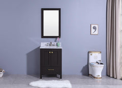 Legion Furniture WT7224-G Sink Vanity With Mirror, Without Faucet - Houux