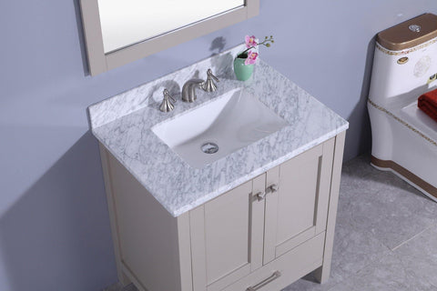 Legion Furniture WT7230-G Sink Vanity With Mirror, Without Faucet - Houux