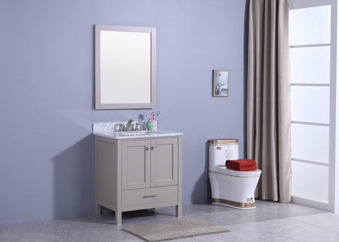 Legion Furniture WT7230-G Sink Vanity With Mirror, Without Faucet - Houux