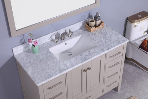 Legion Furniture WT7248-G Sink Vanity With Mirror, Without Faucet - Houux