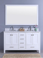 Legion Furniture WT7260-W Sink Vanity With Mirror, Without Faucet - Houux