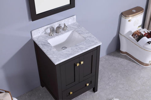 Legion Furniture WT7324-E Sink Vanity With Mirror, Without Faucet - Houux