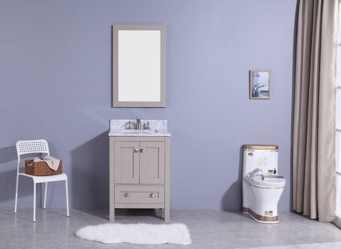 Legion Furniture WT7324-G Sink Vanity With Mirror, Without Faucet - Houux