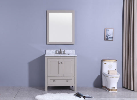 Legion Furniture WT7330-G Sink Vanity With Mirror, Without Faucet - Houux