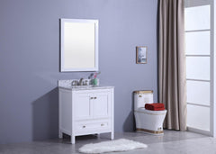Legion Furniture WT7330-W Sink Vanity With Mirror, Without Faucet