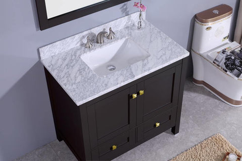Legion Furniture WT7336-E Sink Vanity With Mirror, Without Faucet - Houux