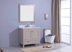 Legion Furniture WT7336-G Sink Vanity With Mirror, Without Faucet