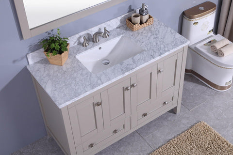 Legion Furniture WT7348-G Sink Vanity With Mirror, Without Faucet - Houux