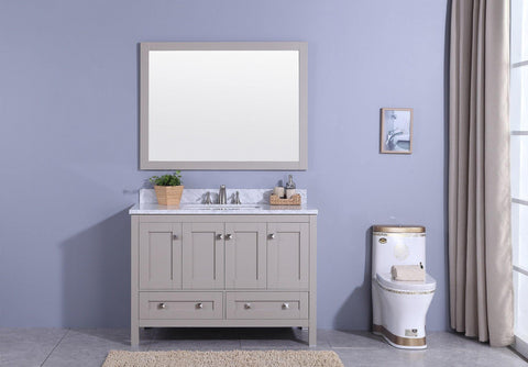 Legion Furniture WT7348-G Sink Vanity With Mirror, Without Faucet - Houux