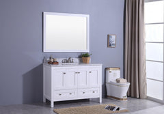 Legion Furniture WT7348-W Sink Vanity With Mirror, Without Faucet