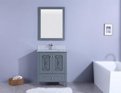 Legion Furniture WT7430-GG Sink Vanity With Mirror, Without Faucet - Houux