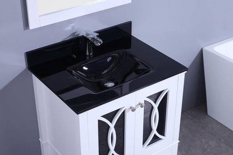 Legion Furniture WT7430-WB Sink Vanity With Mirror, Without Faucet - Houux