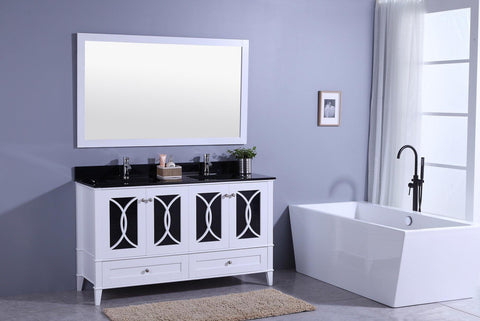 Legion Furniture WT7460-WB Sink Vanity With Mirror, Without Faucet - Houux