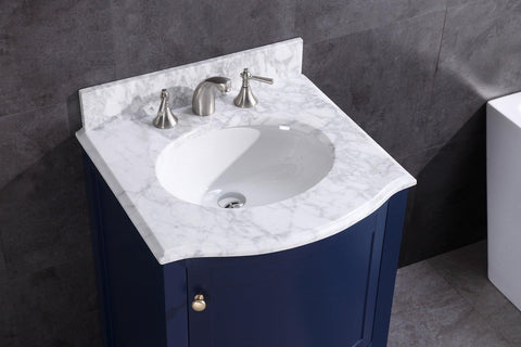 Legion Furniture WT9309-24-B-PVC 24" Blue Bathroom Vanity Without Mirror, PVC - Houux