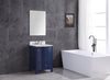 Image of Legion Furniture WT9309-24-B-PVC 24" Blue Bathroom Vanity Without Mirror, PVC - Houux