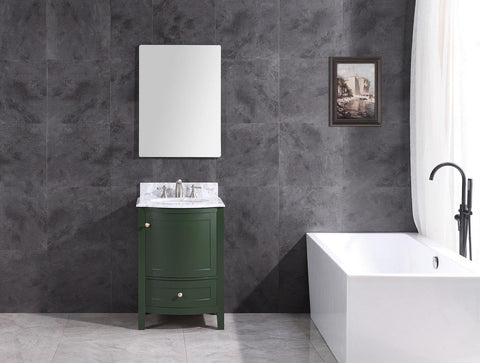 Legion Furniture WT9309-24-VG-PVC 24" Vogue Green Bathroom Vanity, PVC - Houux