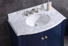 Image of Legion Furniture WT9309-36-B-PVC 36" Blue Bathroom Vanity, PVC - Houux