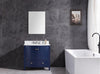 Image of Legion Furniture WT9309-36-B-PVC 36" Blue Bathroom Vanity, PVC - Houux