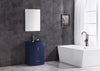 Image of Legion Furniture WTM8130-24-B-PVC 24" Blue Bathroom Vanity, PVC - Houux