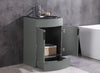 Image of Legion Furniture WTM8130-24-PG-PVC 24" Pewter Green Bathroom Vanity, PVC - Houux