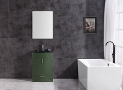 Legion Furniture WTM8130-24-VG-PVC 24" Vogue Green Bathroom Vanity, PVC - Houux
