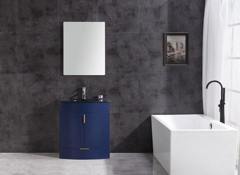 Legion Furniture WTM8130-30-B-PVC 30" Blue Bathroom Vanity, PVC - Houux