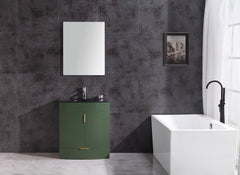Legion Furniture WTM8130-30-VG-PVC 30" Vogue Green Bathroom Vanity, PVC - Houux