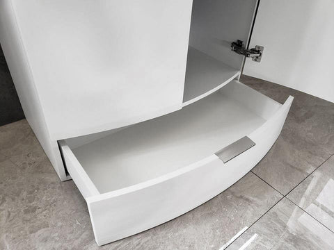 Legion Furniture WTM8130-30-W-PVC 30" White Bathroom Vanity, PVC - Houux
